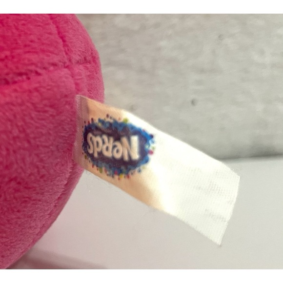 Nerds Candy 8" Plush Pink Stuffed Animal Soft Toy Character Nerd - Picture 6 of 6